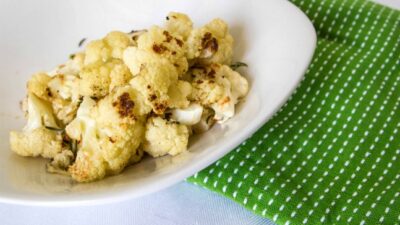 rosemary roasted cauliflower