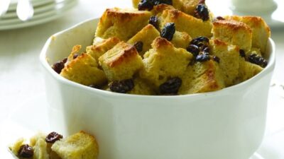 Rum Raisin Bread Pudding