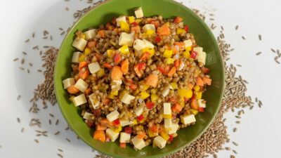 rye berry salad