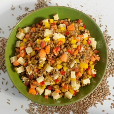 rye berry salad