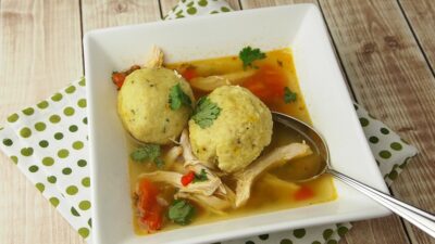 saffron-matzo-ball-soup-with-sofrito