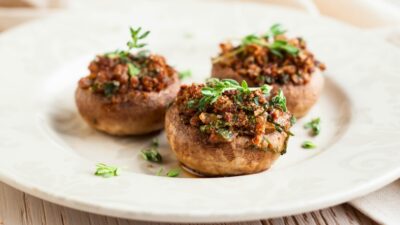 salmai stuffed mushrooms
