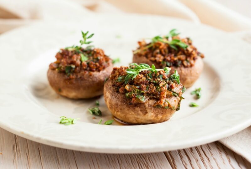 salmai stuffed mushrooms