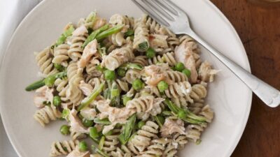 Salmon and Pea Rotini