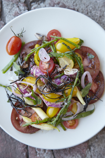 salmon arame salad