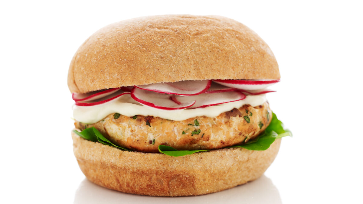 salmon burger