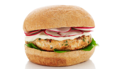 salmon burger