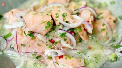 salmon ceviche