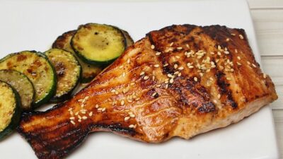salmon teriyaki