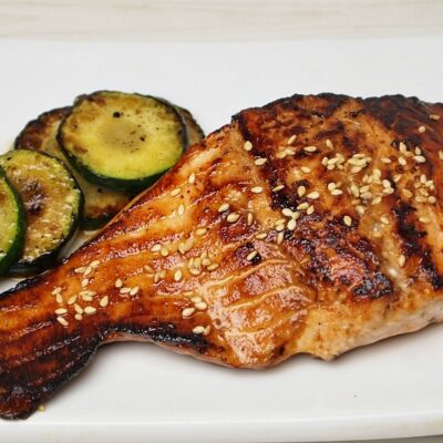 salmon teriyaki