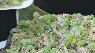 salmon waldorf salad
