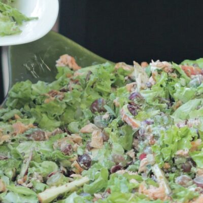 salmon waldorf salad