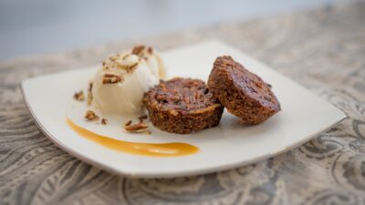 SALTED CARAMEL PECAN TARTS