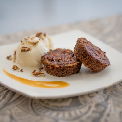 SALTED CARAMEL PECAN TARTS