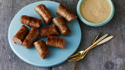 beer braised sausage