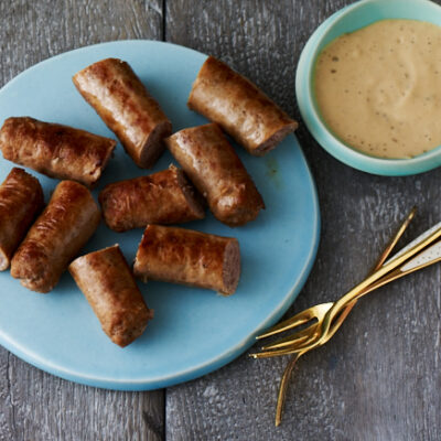 beer braised sausage