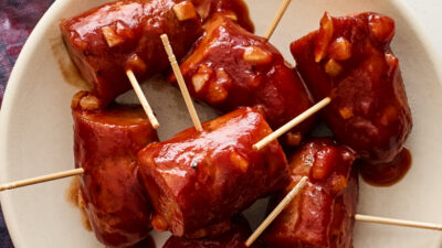 Bourbon Sausage Bites