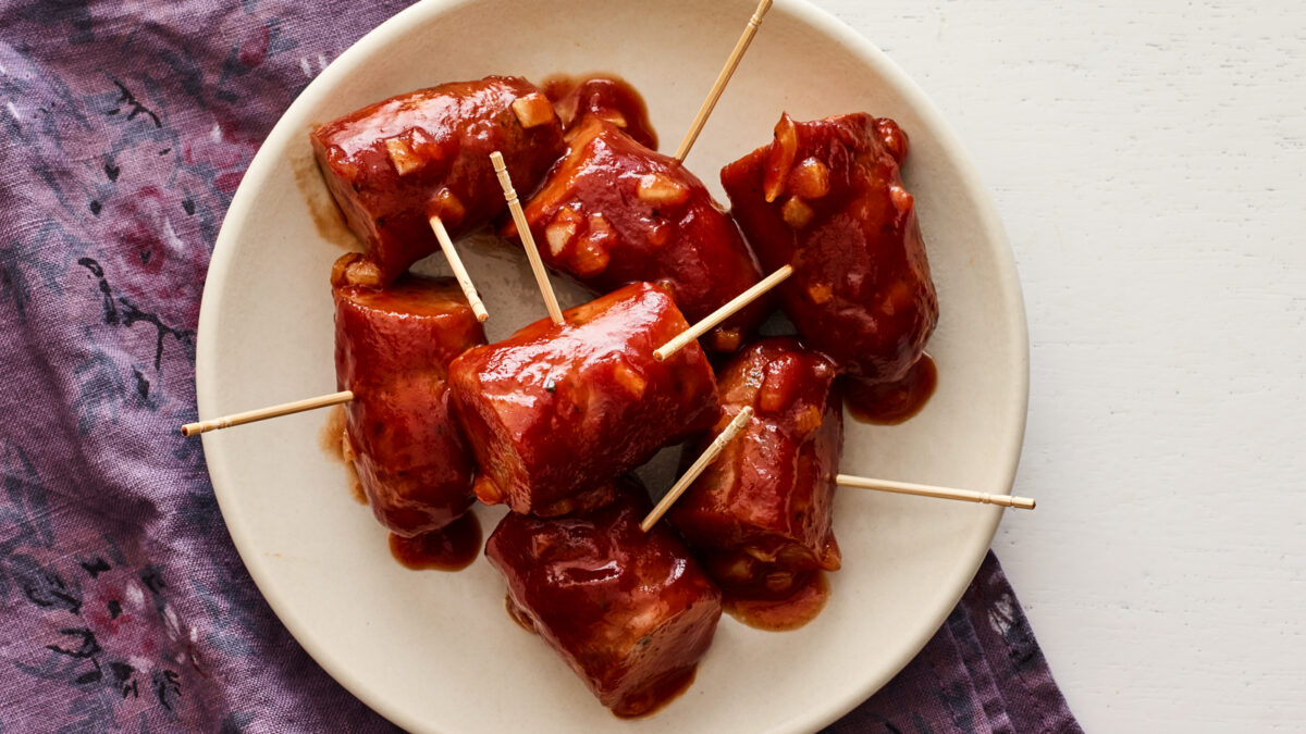 Bourbon Sausage Bites