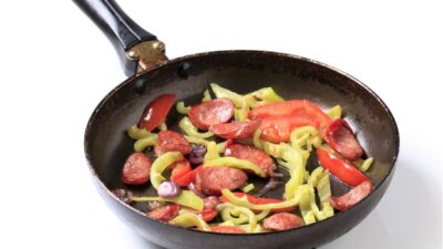 sausage with peppers and onions