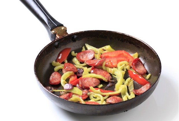 sausage with peppers and onions