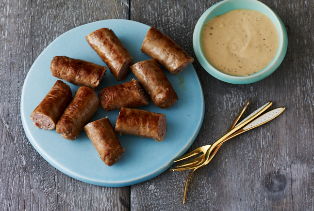 beer braised sausage