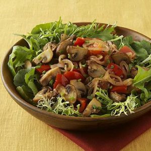 Saut&eacute;ed Mushroom Salad