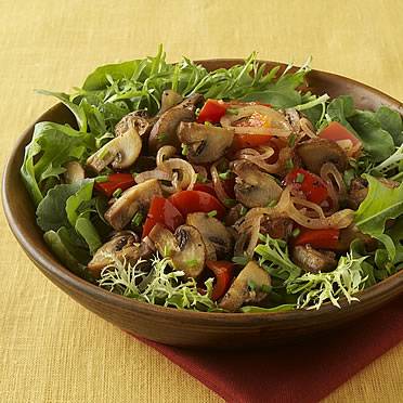 Saut&eacute;ed Mushroom Salad