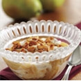 Saut&eacute;ed Pears With Vanilla Yogurt and Honey Peanuts