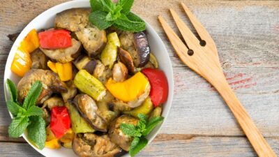 Saut&eacute;ed Summer Vegetables