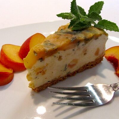Sauteed PeachIce Cream Torte
