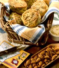 Savory Almond Buttermilk Biscuits