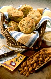 Savory Almond Buttermilk Biscuits