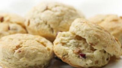 Savory Cranberry-Walnut Biscuits
