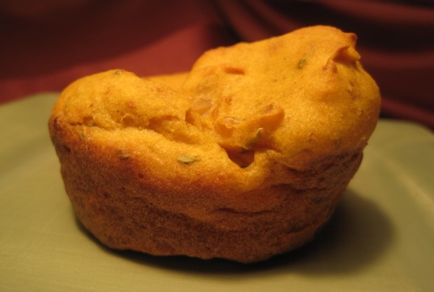 Savory Rosemary & Sweet Onion Pumpkin Muffins (Gluten Free & Parve)