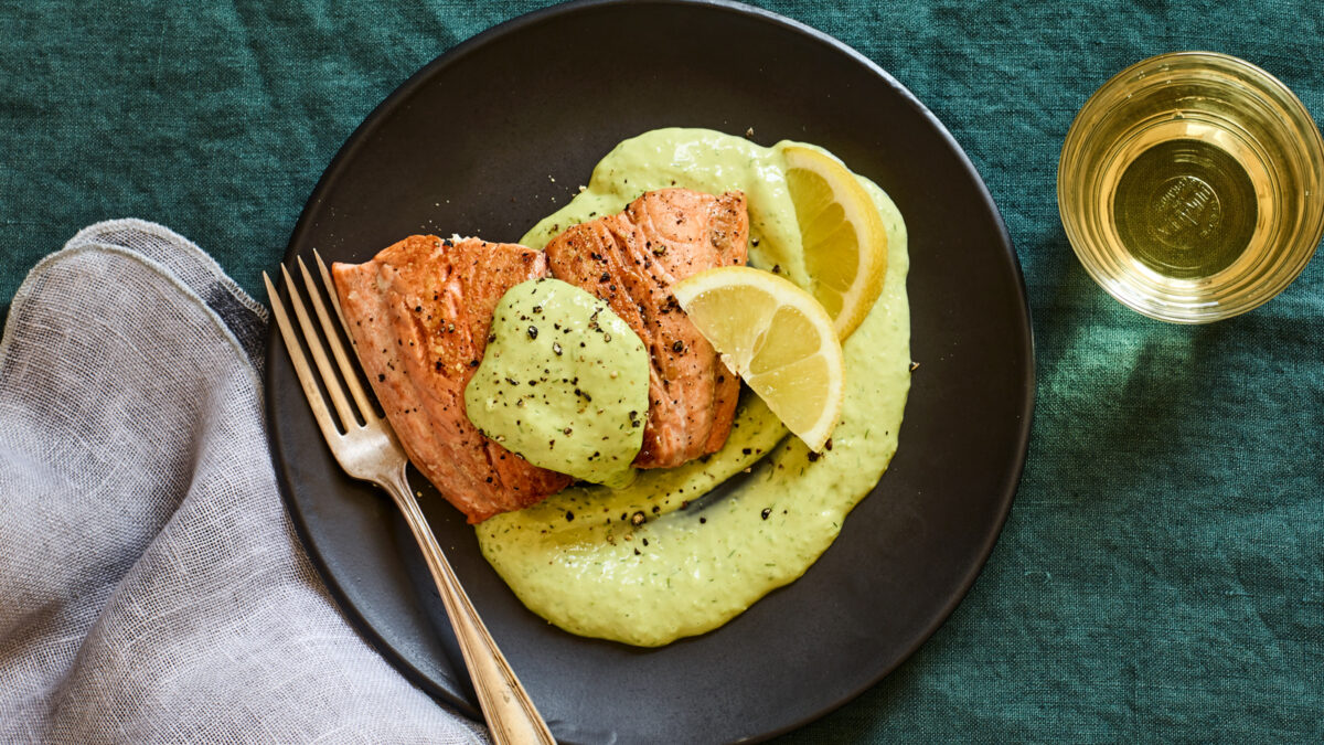 scallion dill sauce