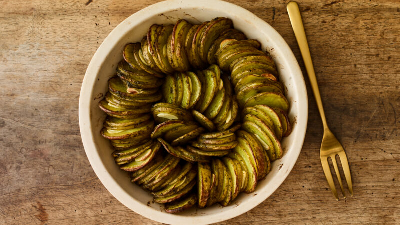 Basil Scalloped Potatoes
