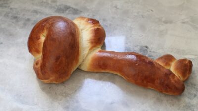 Stills' Key Shaped Challah to symbolize good fortune in the year to come, traditionally made the Shabbat after Passover.