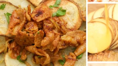 schmaltz roasted potatoes with gribenes pinterest
