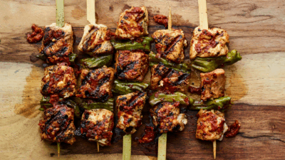 schug fish kabobs