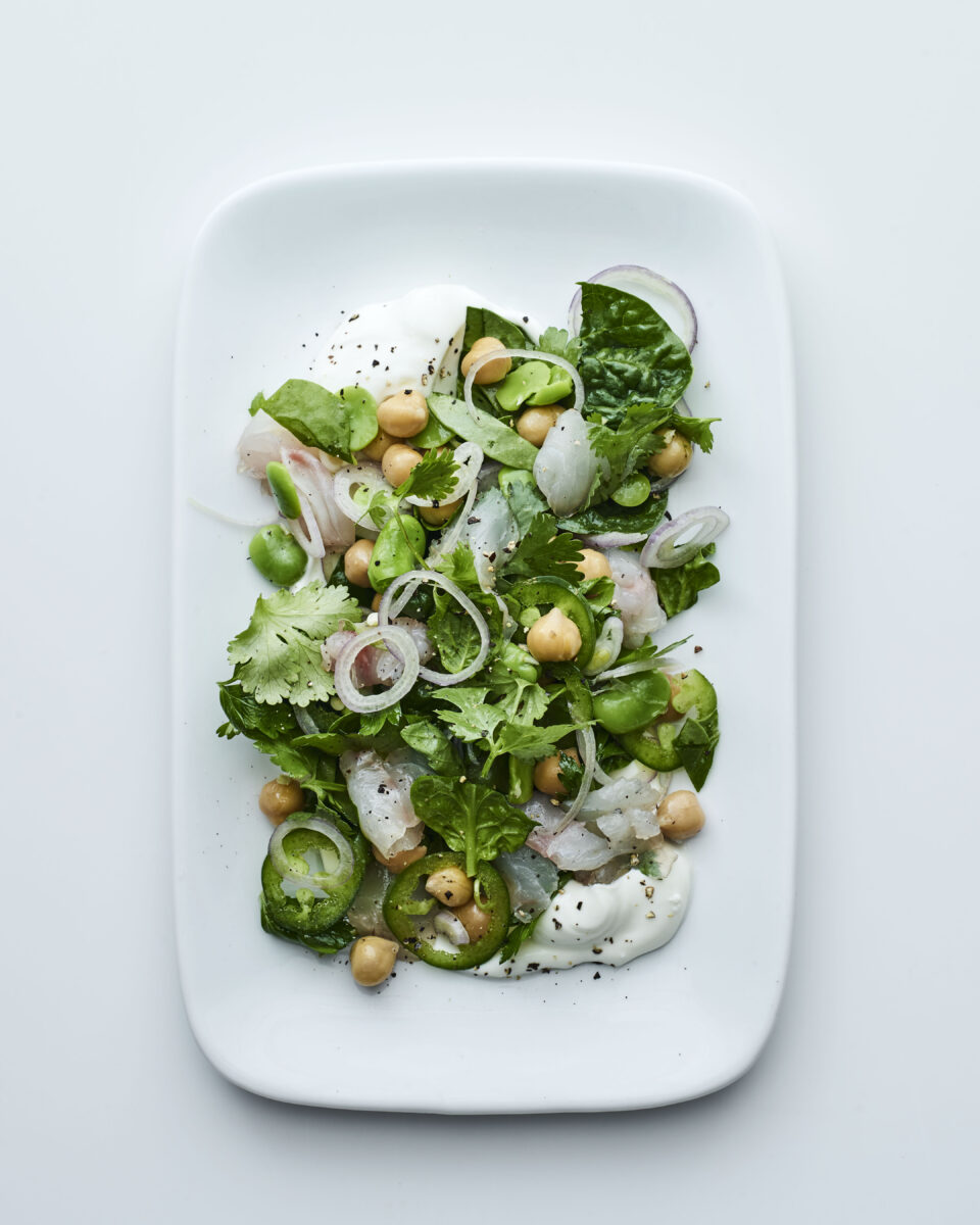 sea bass salad