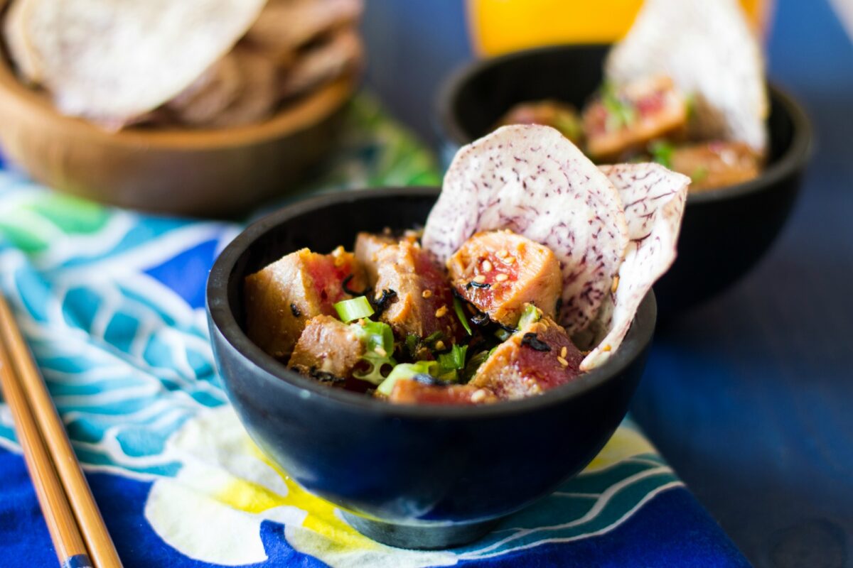 Seared Poke with Taro Chips-2 resized.jpg