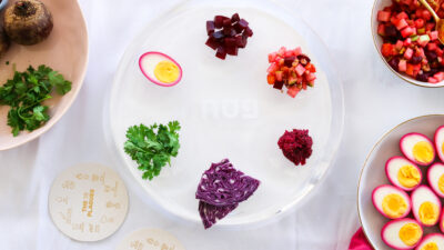 Seder Plate - modern take