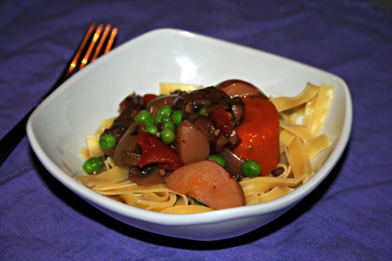 slow cooker vegetable seitan stew