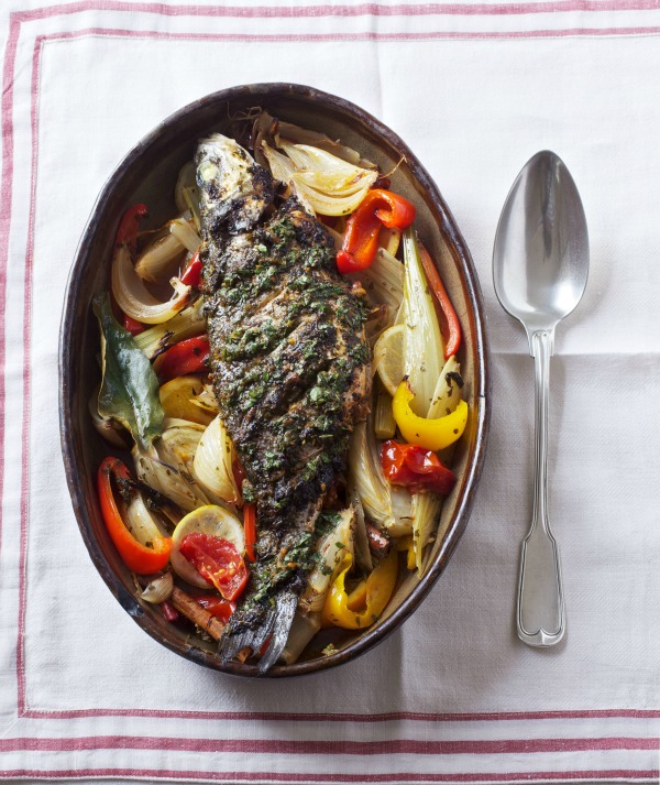 Sephardi spiced hot fish jewish cooking