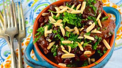 Sephardic chicken and quince