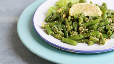 sesane green beans
