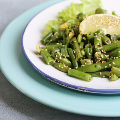 sesane green beans