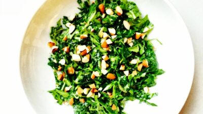 Shaved Mustard Green Salad
