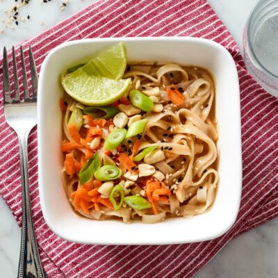 Cold Sesame Noodle Salad