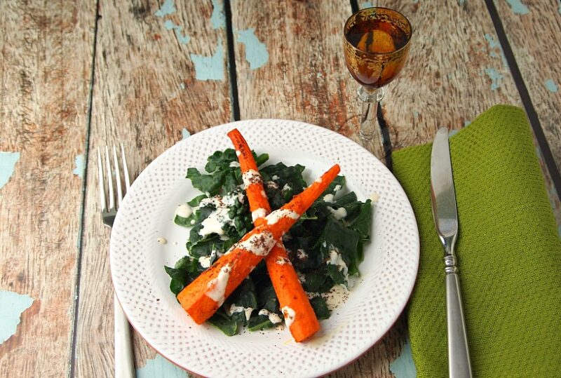 shawarma carrots roasted